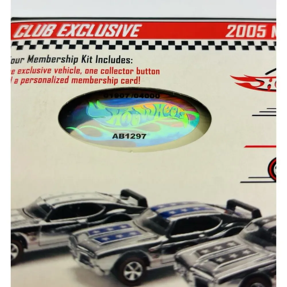 Hot Wheels 2005 RLC Olds 442 Chrome Red Stripe Club Kit 1907/4000 Sealed
